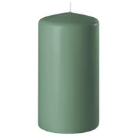 1x Groene woondecoratie kaarsen 6 x 15 cm 58 branduren