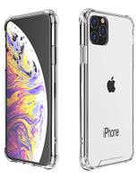 Schokbestendige softcase hoes - iPhone 11 Pro Max - Transparant