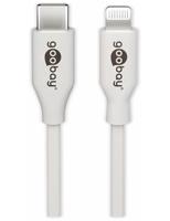 Goobay 39446 Lightning - USB-C™ laad- en synchronisatiekabel, 1 m, wit - MFi-kabel voor Apple iPhone/iPad wit