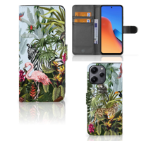 Telefoonhoesje met Pasjes voor Xiaomi Redmi 12 Jungle - thumbnail