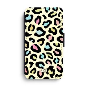 Leopard pattern: iPhone XS Max Flip Hoesje