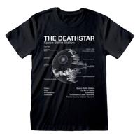 Star Wars T-Shirt Death Star Sketch Size M