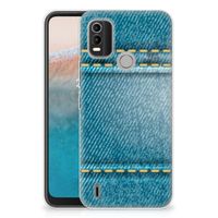 Nokia C21 Plus Silicone Back Cover Jeans - thumbnail