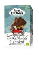 Farm Brothers Chocolade met zeezout koekjes bio (150 gr)