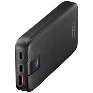 Hama PD 10 Powerbank 10000 mAh Power Delivery 3.0, Quick Charge 3.0 LiPo Antraciet