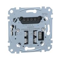 Schneider Electric Merten MEG5172-0000 Universele dimmer-inzetstuk, metallic, Made in Germany, zilver