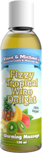 Swede Vince & Michael's Fizzy Tropical Wine Delight Flavored Warming Massage Lotion (150ml)