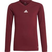 adidas Team Base Shirt Kids - Bescherming en braces - Thermo kleding - Dark Red - maat 152