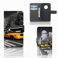 Motorola Moto G5 Plus Flip Cover New York Taxi