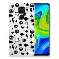 Silicone Back Case Xiaomi Redmi Note9 Silver Punk