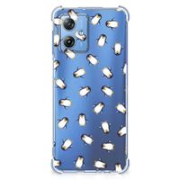 Doorzichtige Silicone Hoesje voor Motorola Moto G54 Pinguïn