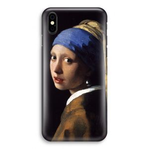 The Pearl Earring: iPhone X Volledig Geprint Hoesje