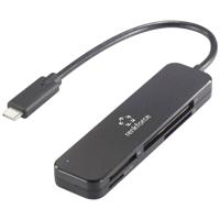 Renkforce RF-PCR-230 Externe geheugenkaartlezer USB-C 5Gbps Zwart - thumbnail