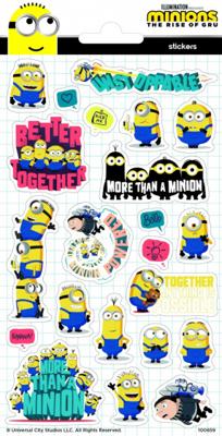 Funny Products stickers Minions II 20 x 10 cm geel 30 stuks Funny Products stickers Minions II 20 x 10 cm geel 30 stuks