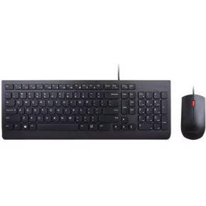 Lenovo 4X30L79921 toetsenbord Inclusief muis Universeel USB QWERTY Brits Engels Zwart