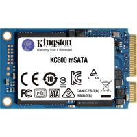 Kingston 512 GB mSATA SSD harde schijf SATA 6 Gb/s Retail SKC600MS/512G - thumbnail