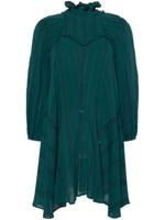 MARANT ÉTOILE Isma mini-jurk met ruches - Groen