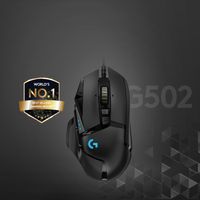 Logitech Gaming G502 HERO Gaming-muis USB Optisch Zwart 11 Toetsen 25600 dpi Verlicht, Gewichtsreductie, Geïntegreerd profielgeheugen - thumbnail