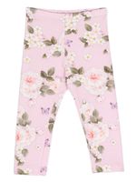 Monnalisa legging à fleurs - Rose - thumbnail