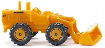 WIKING miniatuurauto Radlader (Hanomag) 1:87 geel WIKING miniatuurauto Radlader (Hanomag) 1:87 geel