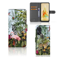 Telefoonhoesje met Pasjes voor OPPO Reno8 T 4G Jungle