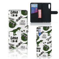 Telefoonhoesje met Pasjes voor Xiaomi Mi 9 Dinosaurus - thumbnail