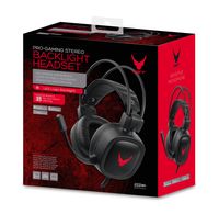 Varr VH6020B hoofdtelefoon/headset Bedraad Hoofdband Gamen Zwart, Rood - thumbnail