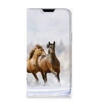 Apple iPhone 14 Plus Hoesje maken Paarden - thumbnail