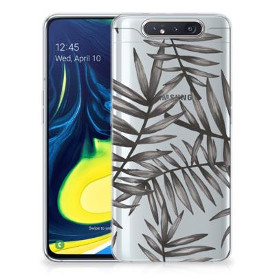 Samsung Galaxy A80 TPU Case Leaves Grey