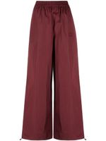 ROTATE BIRGER CHRISTENSEN pantalon palazzo à taille élastique - Rouge