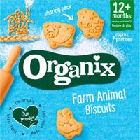 Organix Boerderijdieren koekjes babysnack 1+jr bij Jumbo