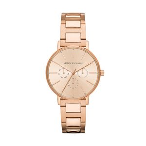 Horlogeband Armani Exchange AX5552 Staal Rosé 18mm