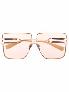 Balmain Eyewear lunettes de soleil à verres oversize - Tons neutres