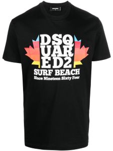 DSQUARED2 t-shirt à imprimé graphique - Noir