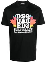 DSQUARED2 t-shirt à imprimé graphique - Noir - thumbnail