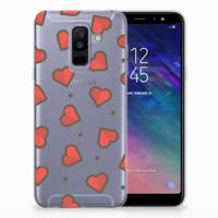 Samsung Galaxy A6 Plus (2018) TPU bumper Hearts