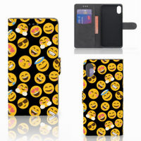 Apple iPhone Xs Max Telefoon Hoesje Emoji - thumbnail