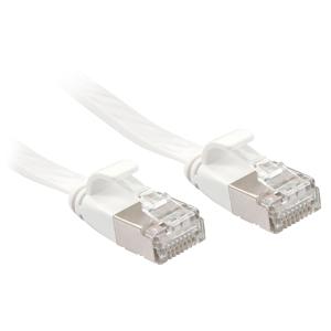 LINDY 47541 RJ45 Netwerkkabel, patchkabel CAT 6A U/FTP 1.00 m Wit Snagless 1 stuk(s)