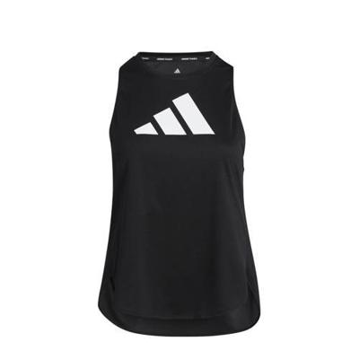 adidas Performance Plus Size Designed4Training sporttop zwart/wit adidas Performance Plus Size Designed4Training sporttop zwart/wit