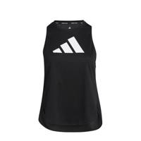 adidas Performance Plus Size Designed4Training sporttop zwart/wit
