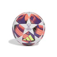 adidas Womens UEFA Champions League League Voetbal Maat 5 2024-2025 Oranje Zilver Geel - thumbnail