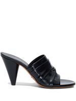 Proenza Schouler sandales 85 mm à fronces - Noir