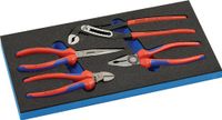 Knipex Gereedschapsmodule | 4-delig 1/3-module | set tangen | Knipex tangenset | 1 stuk - S4000871292 - S4000871292