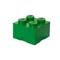 Lego Brick 4 Opbergbox, 100%, Kunststof, Dark Green, 18 x 25 x Cm, 1.0 Einheiten