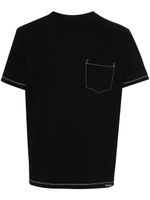 FURSAC t-shirt en coton à coutures contrastantes - Noir - thumbnail