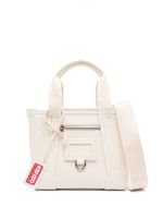 Kenzo mini sac cabas Paris en toile - Blanc