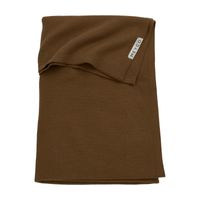 Meyco ledikantdeken knit basic chocolate Maat