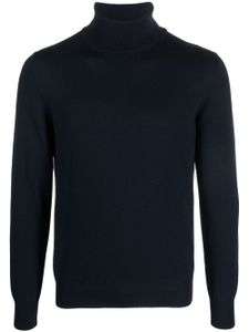 Tagliatore roll-neck wool jumper - Bleu