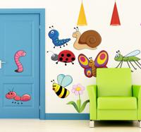 Sticker kinderen insecten - thumbnail