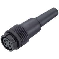 binder 99-0610-00-04 Ronde connector Koppeling, recht Totaal aantal polen: 4 Serie (ronde connectoren): 678 1 stuk(s)